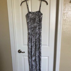 Jennifer Lopez  Jumpsuit  With Removable Straps   Animal Print  Size XS Petite